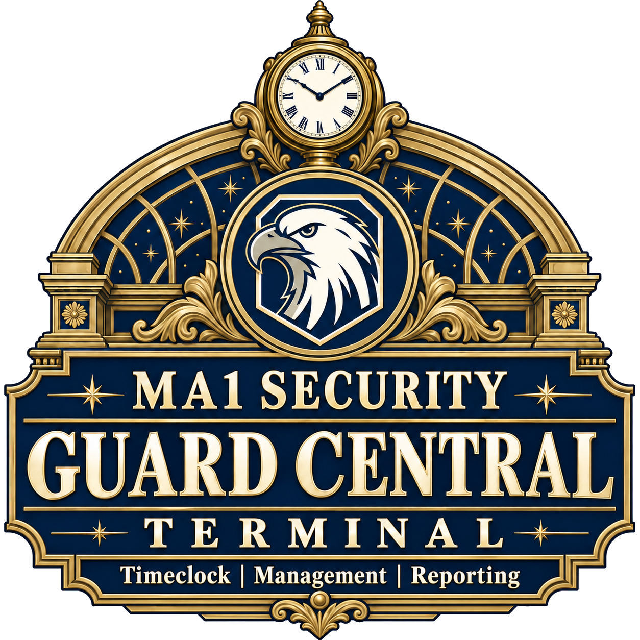 MA1 Security Guard Central Terminal — Timeclock, Management, Reporting
